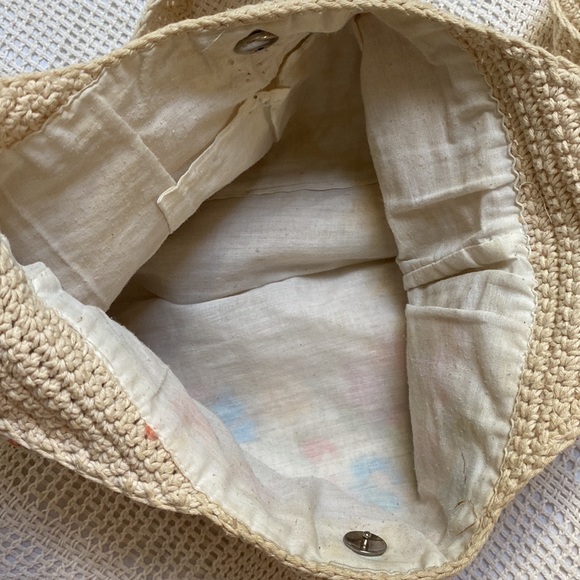 Vintage crochet floral crossbody - Picture 5 of 5